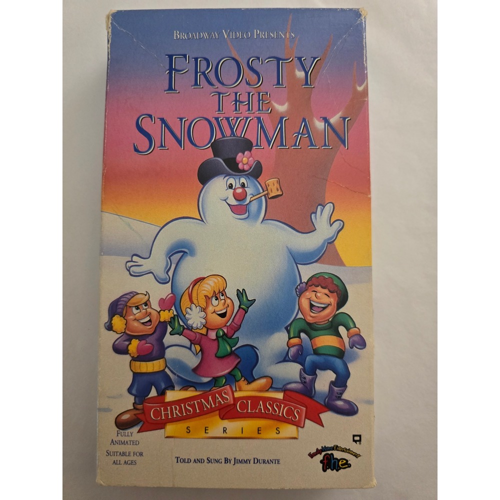 Frosty the Snowman‎ VHS 1993 Christmas Classics Series Jimmy Durante, Vintage